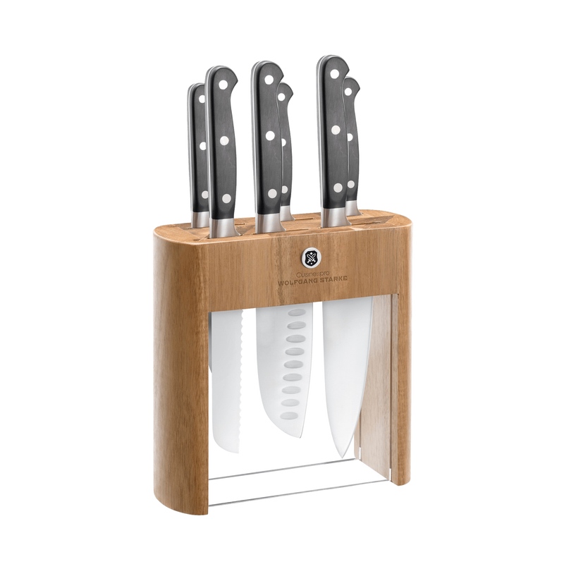 Cuisine::pro® WOLFGANG STARKE Klar 7-Piece Knife Block