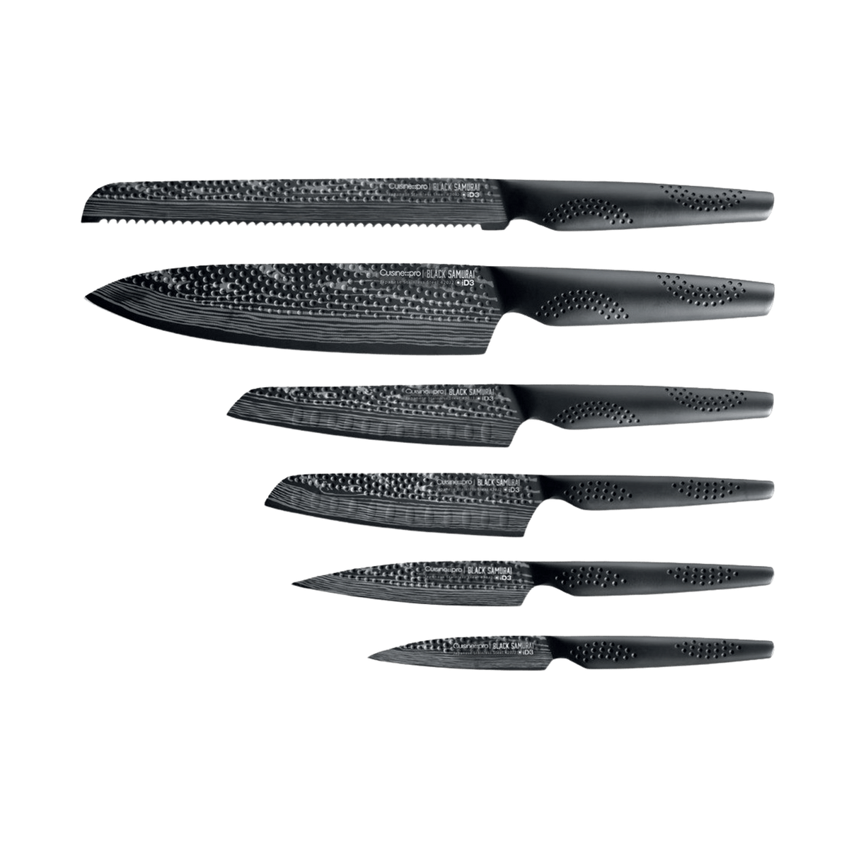 Cuisine::pro® iD3® Black Samurai™ Sakai Knife Block 7 Piece