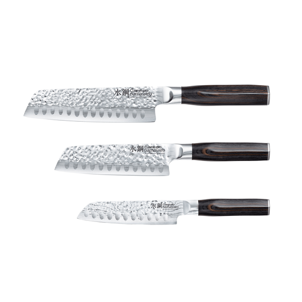 Cuisine::pro® Damashiro EMPEROR® 3-Piece Santoku Set