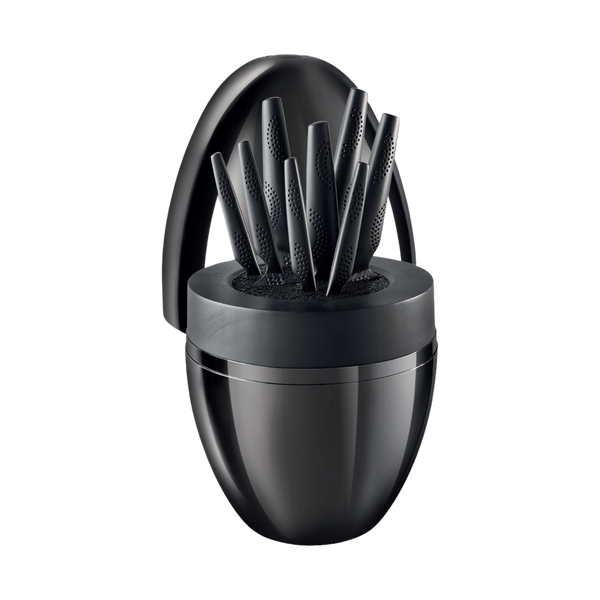 Cuisine::pro® iD3® BLACK SAMURAI THE EGG 9 Piece Knife Block