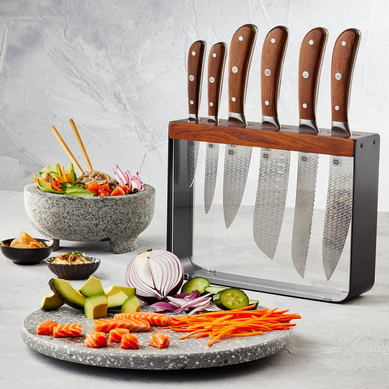 Cuisine::pro® Wolfgang Starke™ OAK Harz Knife Block 7 Piece - hover