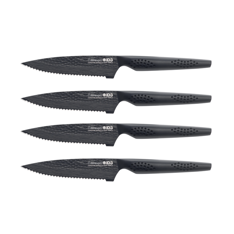 Cuisine::pro® iD3® BLACK SAMURAI Steak Knife Set 4 Piece