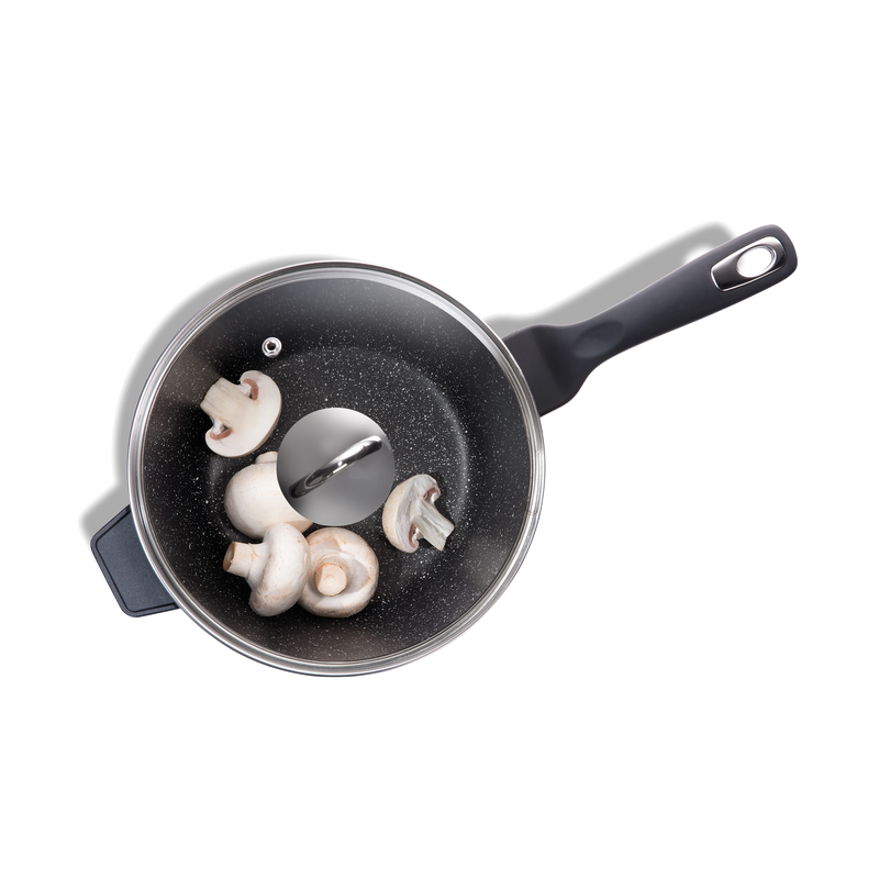 Cuisine::pro® GRANITE™ Saucepan with Lid 3.1qt - hover