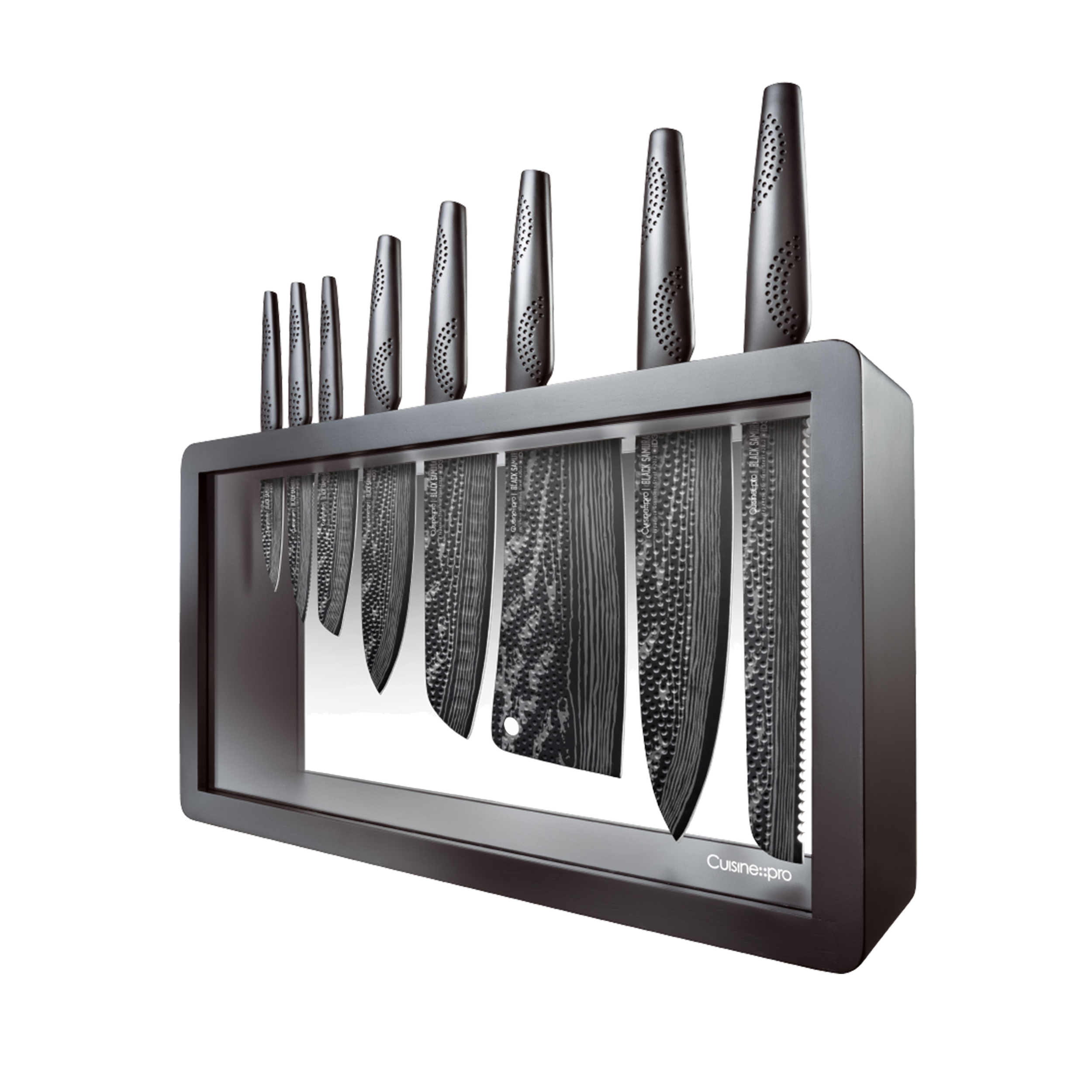 Cuisine::pro® iD3® BLACK SAMURAI Syo 9-Piece Knife Block