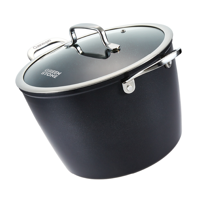 Cuisine::pro® GREEN STONE™ 8.5 Qt. Stockpot with lid - hover