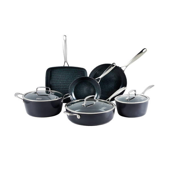 Cuisine::pro® GREEN STONE™ 9-Piece Cookset