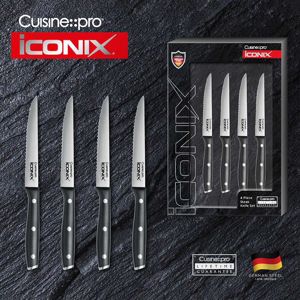 Cuisine::pro® iconiX™ 3 Piece Starter Knife Set – Cuisine::pro® USA