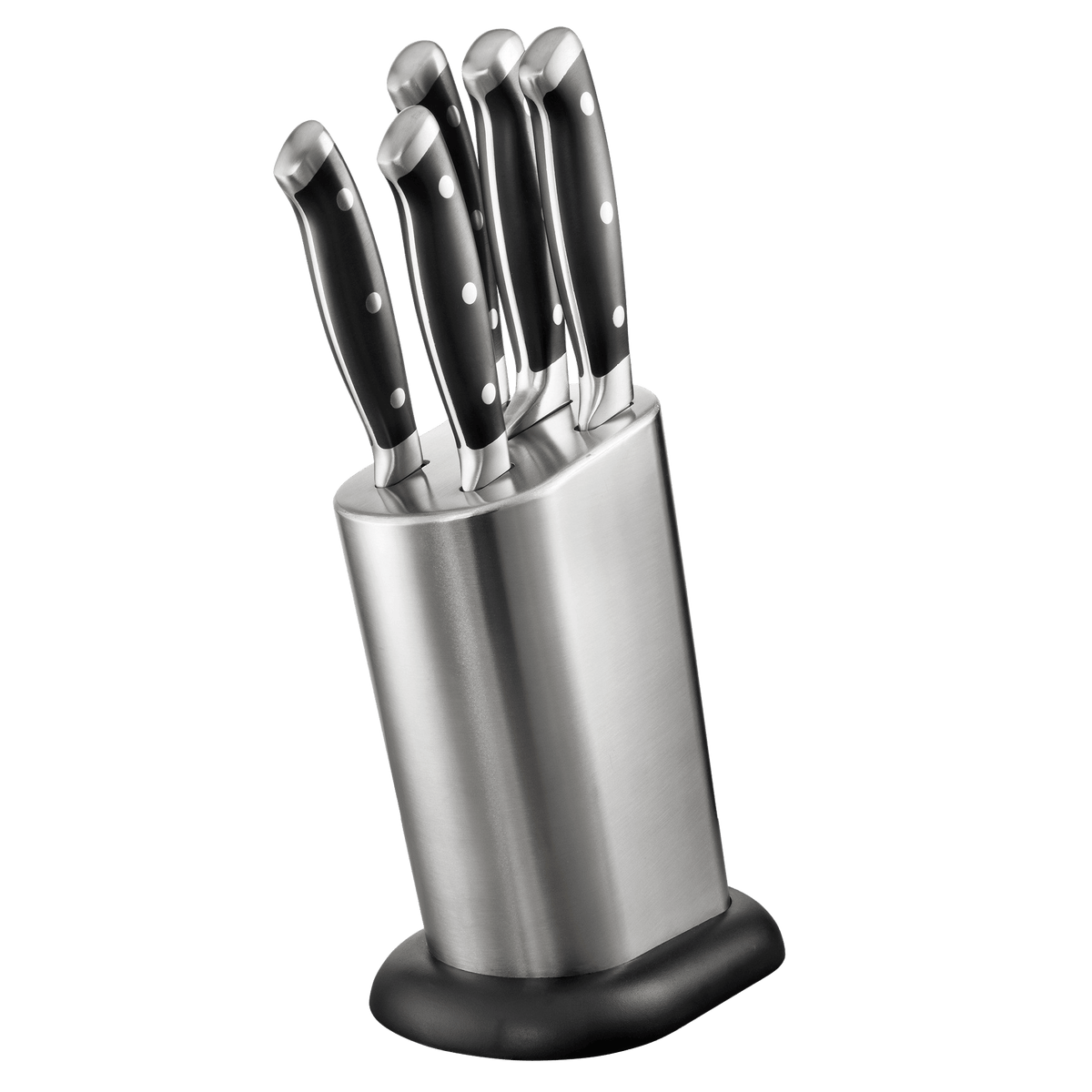 Kocpudu 6 Piece Stainless Steel Knife Block Set lzj5422