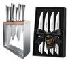 Cuisine::pro® Damashiro® Kinzoku 7-Piece Knife Block + 4 Bonus Steak Knives
