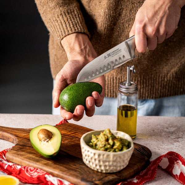 Cuisine::pro® Damashiro® Santoku 'Try Me' Knife 5in - hover