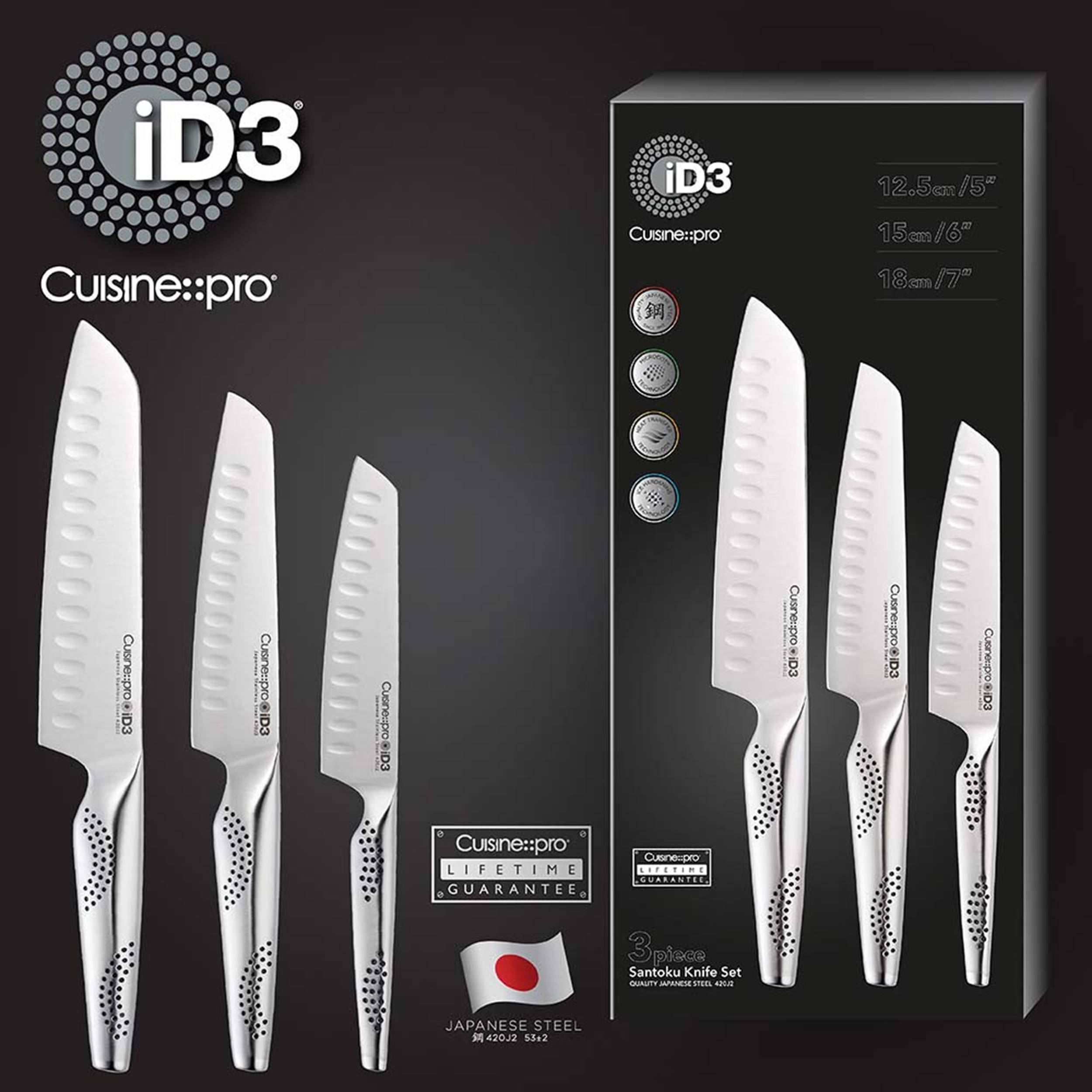 Cuisine::pro® iD3® Santoku Knife Set 3 Piece