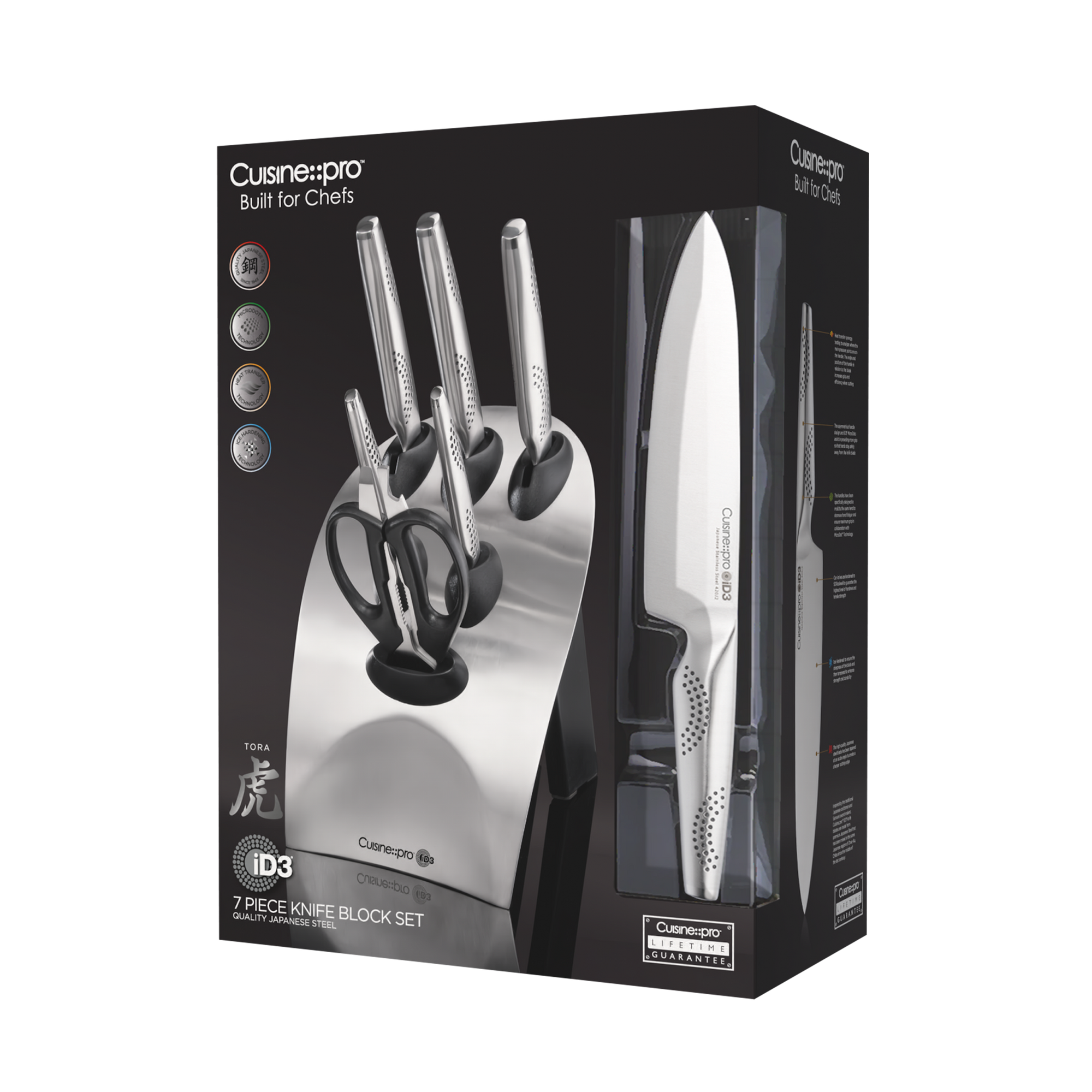 Cuisine::pro® iD3® Tora Knife Block 7 Piece