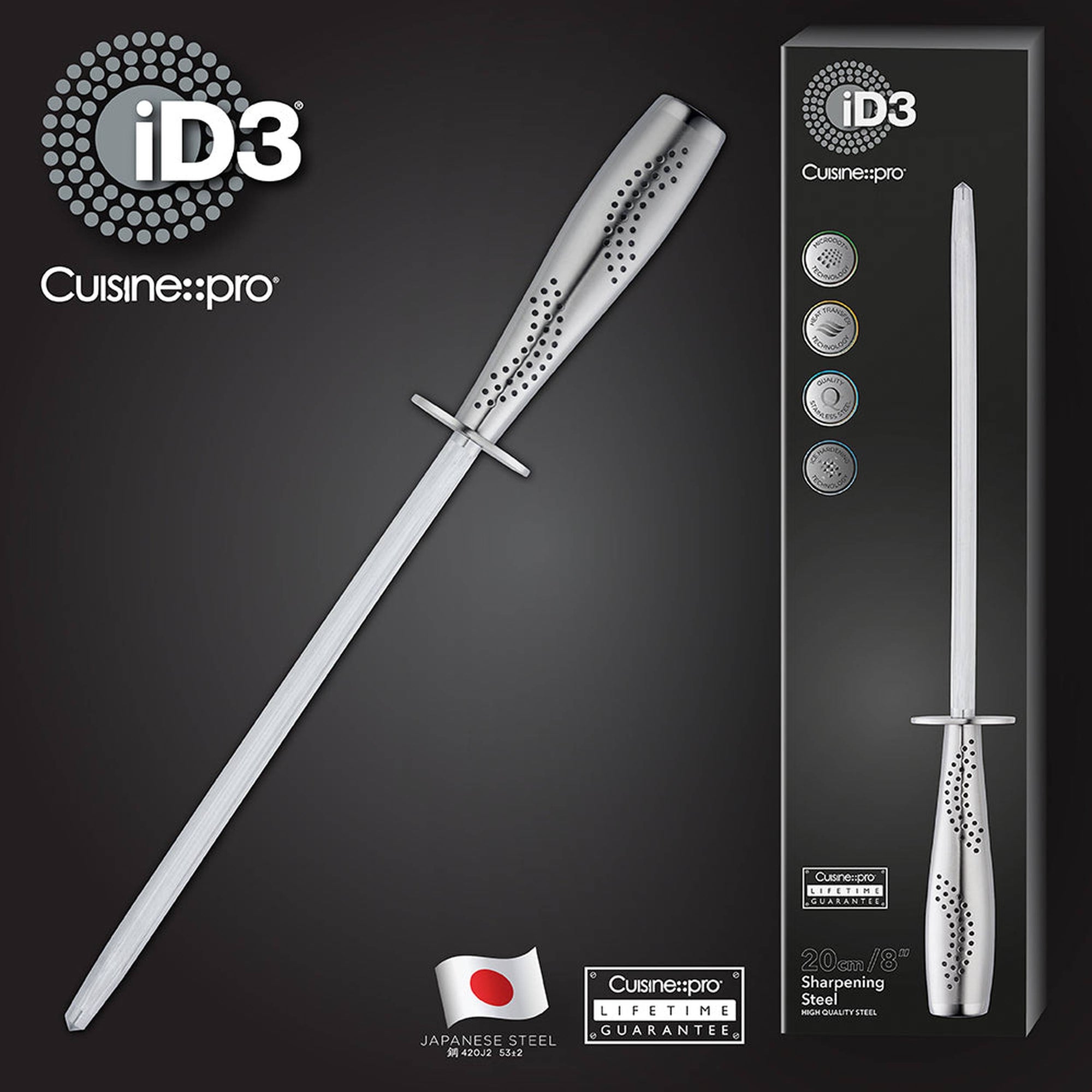 Cuisine::pro® iD3® Sharpening Steel 8