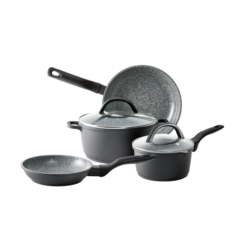 Chefmate Stone Cuisine::pro® STONE™ X² 6-Piece Cookware