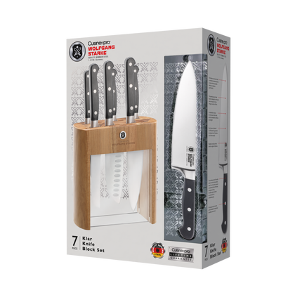 Cuisine::pro® WOLFGANG STARKE Klar 7-Piece Knife Block