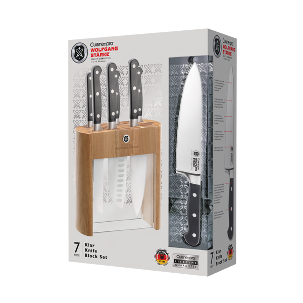 Cuisine::pro® WOLFGANG STARKE Klar 7-Piece Knife Block