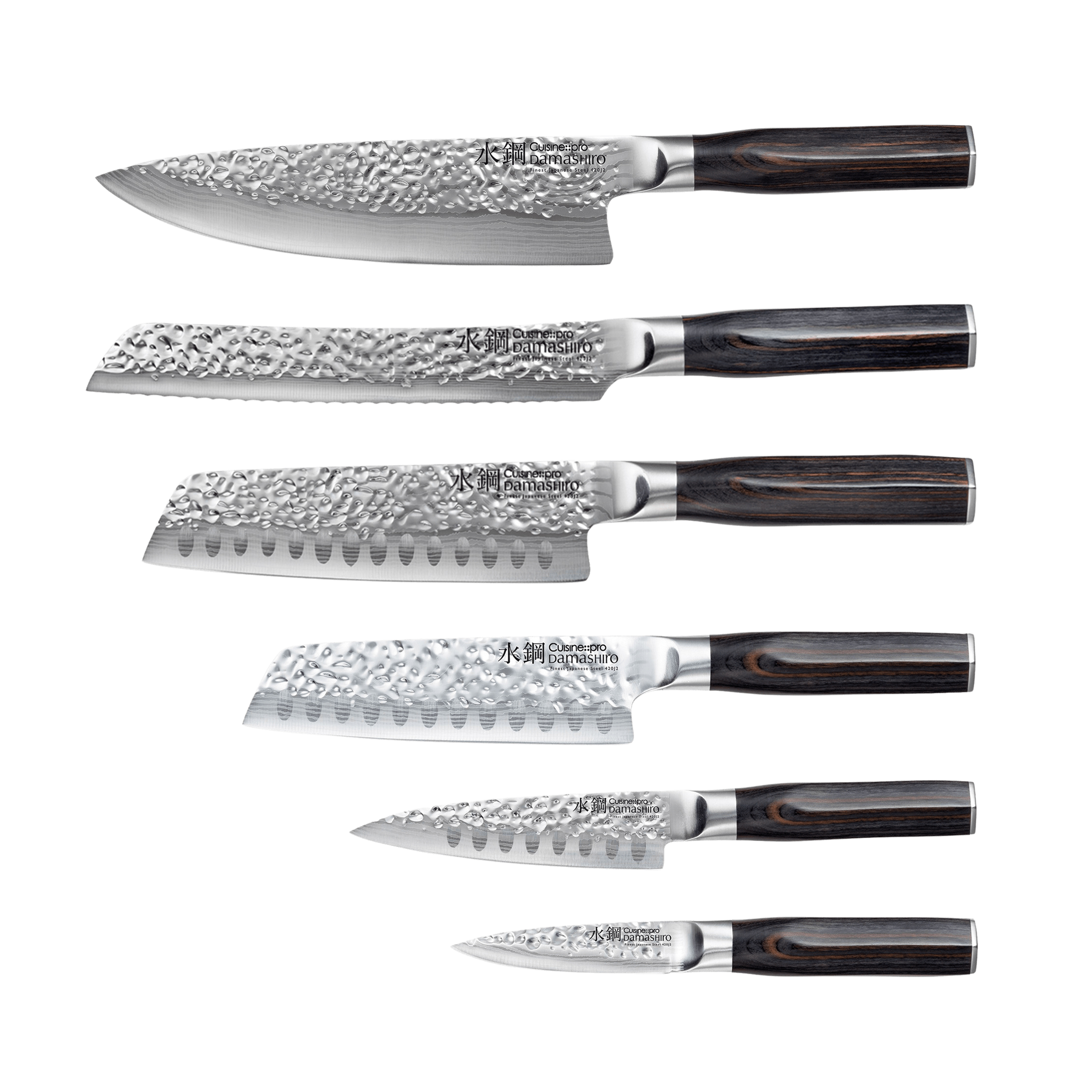 Cuisine::pro® Damashiro EMPEROR®  Shi Knife Block 7 Piece