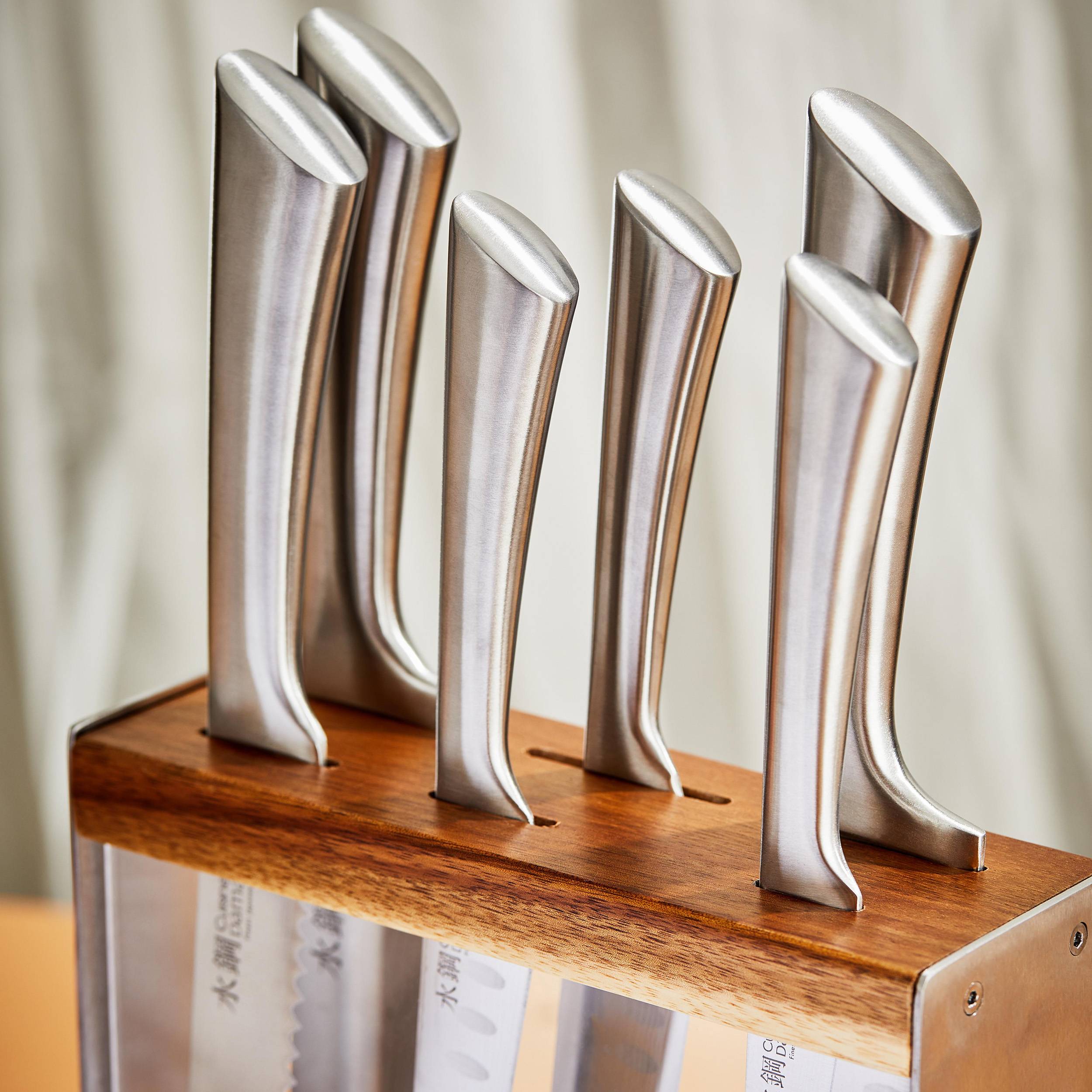 Cuisine::pro® Damashiro® Kinzoku Knife Block 7 Piece