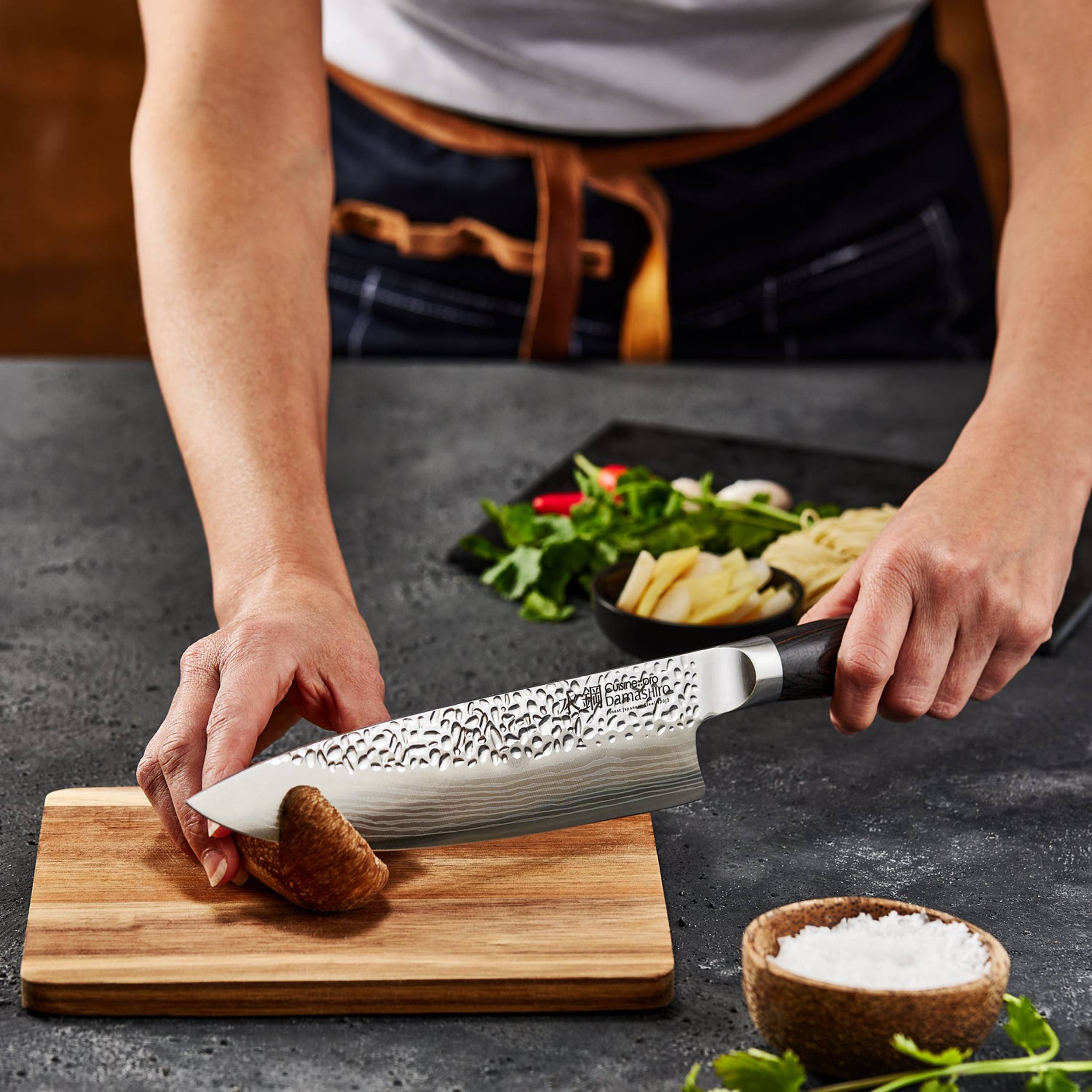 Cuisine::pro® Damashiro EMPEROR®  Mokuzai Knife Block 7 Piece