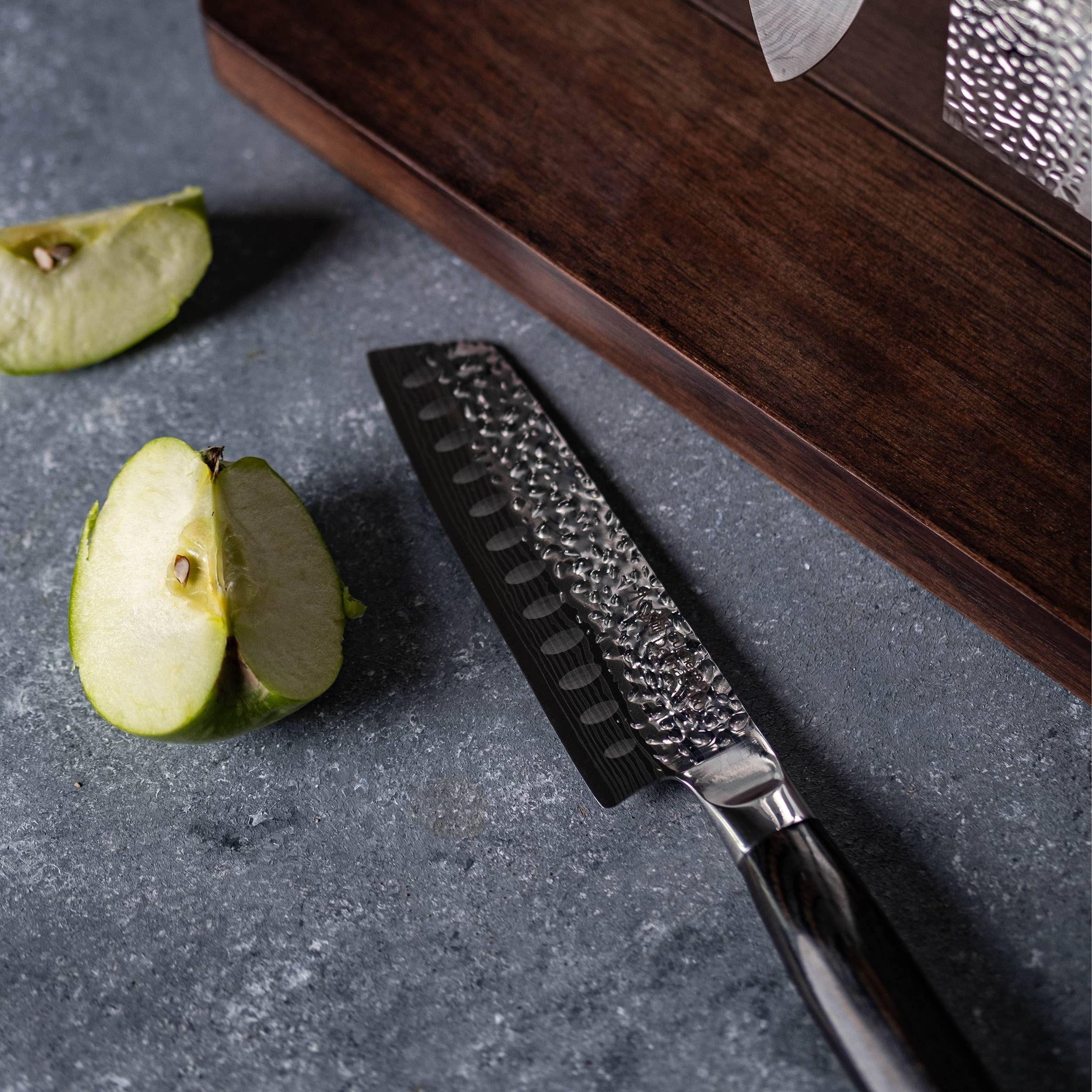 Cuisine::pro® Damashiro EMPEROR®  Mokuzai Knife Block 7 Piece