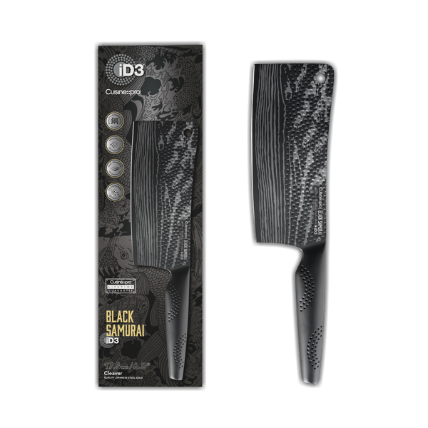 ISS ブラック プロテクターセット フリーサイズ CLEAVER Cuisine::pro® iD3® BLACK SAMURAI Cleaver Knife 6.5in