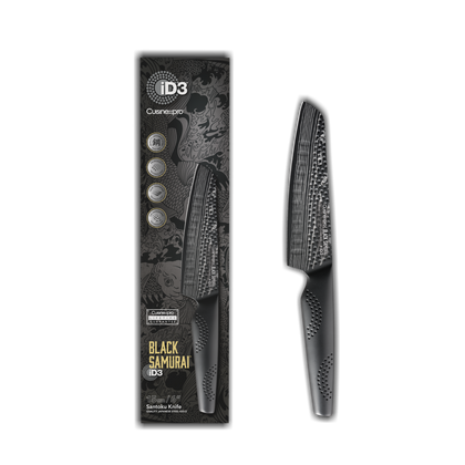 Cuisine::pro® iD3® BLACK SAMURAI Santoku Knife 6in