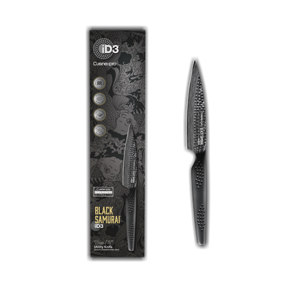 Cuisine::pro® iD3® BLACK SAMURAI Utility Knife 4in
