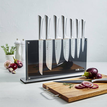Cuisine::pro® Damashiro® Bodo 10-Piece Knife Block with Cutting Board