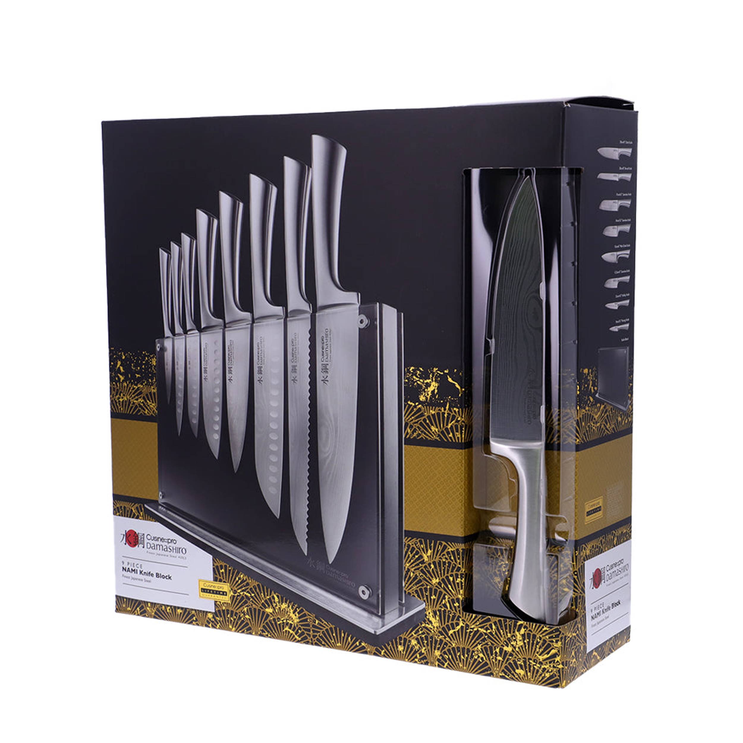 Cuisine::pro® Damashiro® Nami Knife Block 9 Piece
