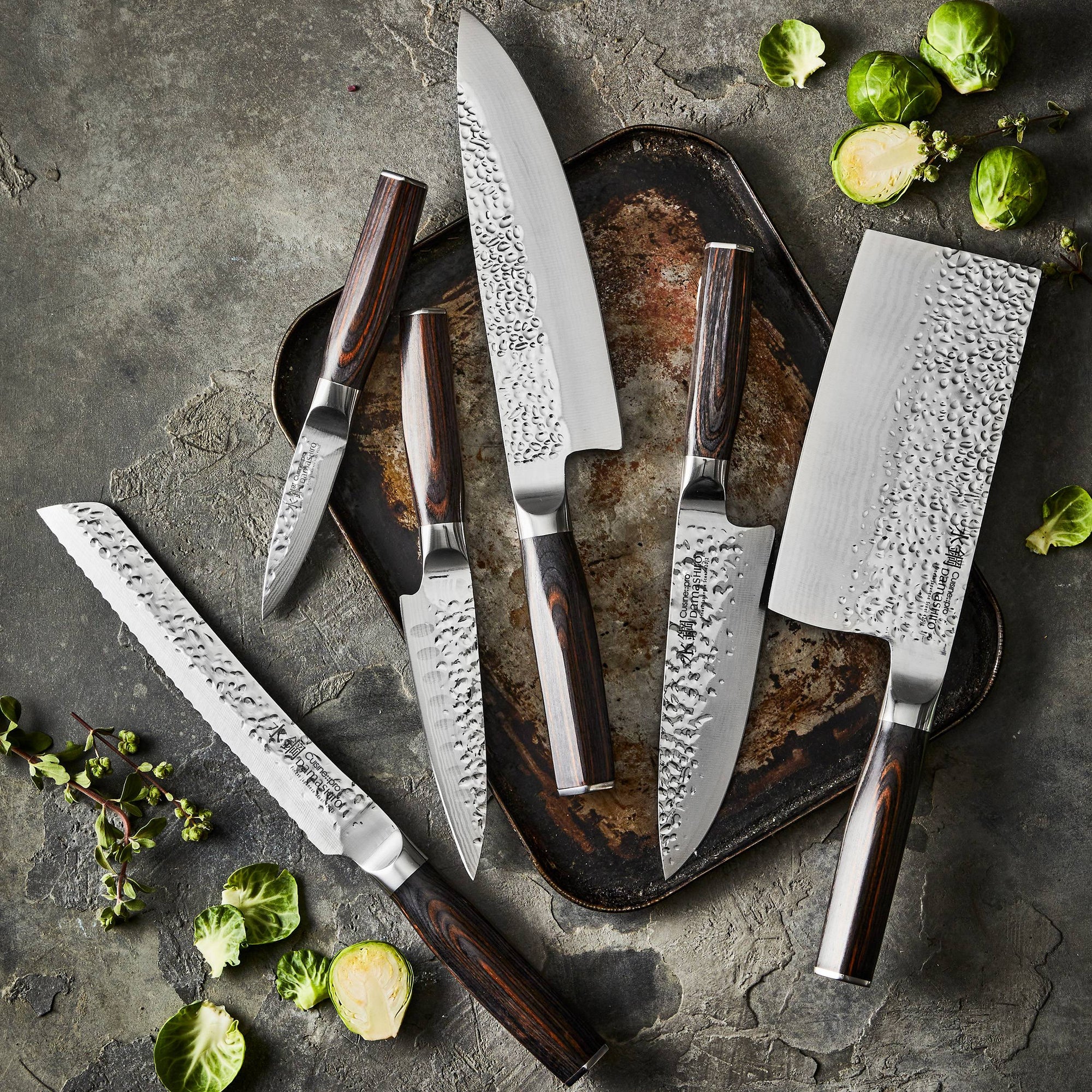 Cuisine::pro® Damashiro EMPEROR®  Hisa Knife Block 9 Piece