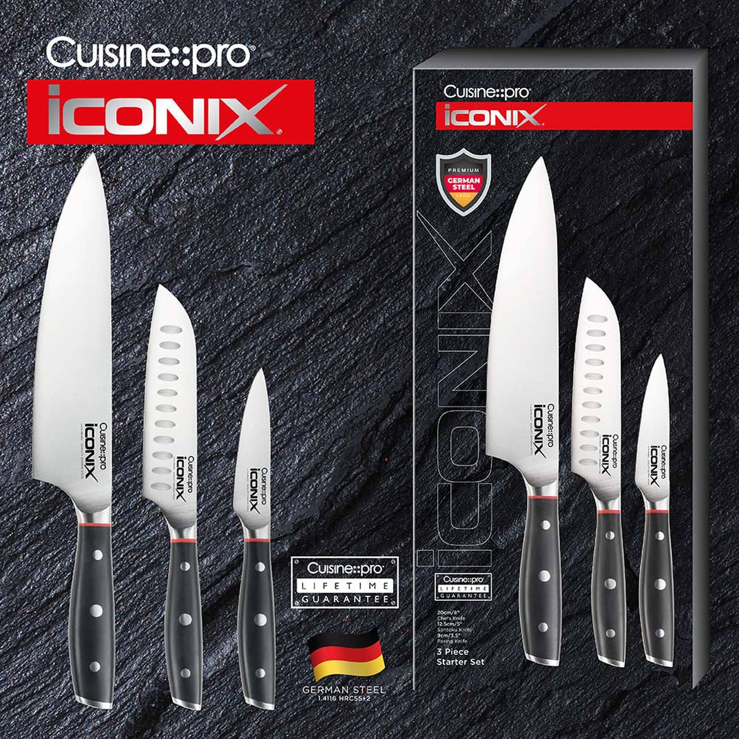 Cuisine::pro® iconiX® Starter Knife Set 3 Piece