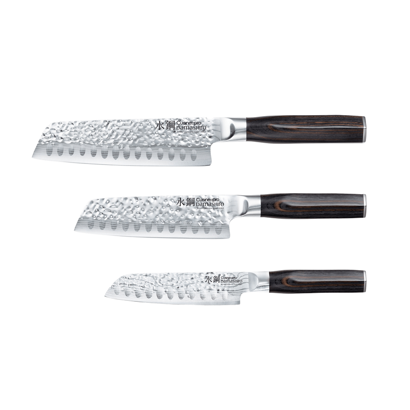 Cuisine::pro® Damashiro EMPEROR® 3-Piece Santoku Set