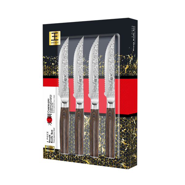 Cuisine::pro® Damashiro EMPEROR® 4-Piece Steak Knife Set