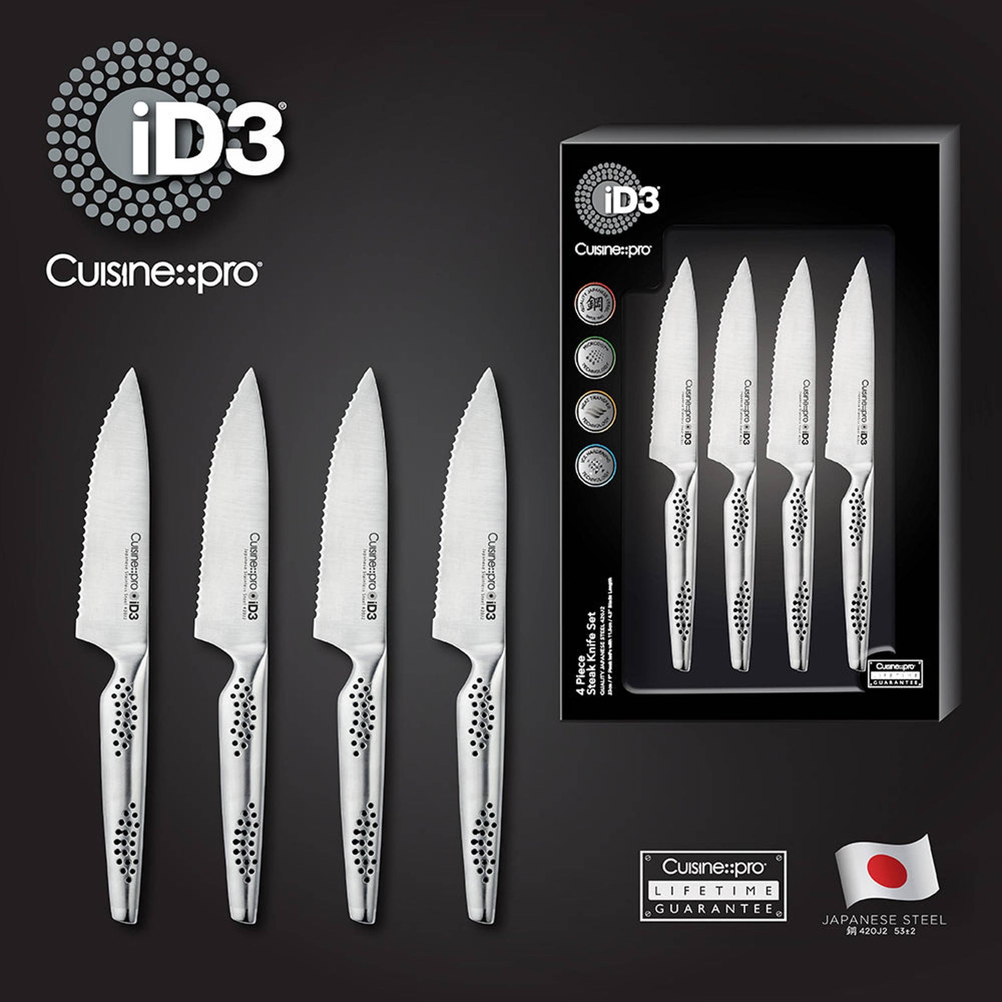 Cuisine::pro® iD3® Steak Knife Set Of 4