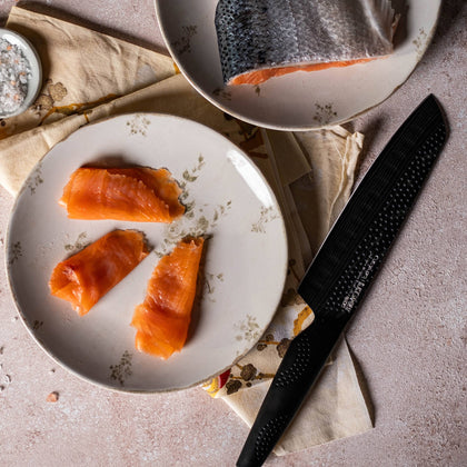 Cuisine::pro® iD3® BLACK SAMURAI Santoku 'Try Me' Knife 5in