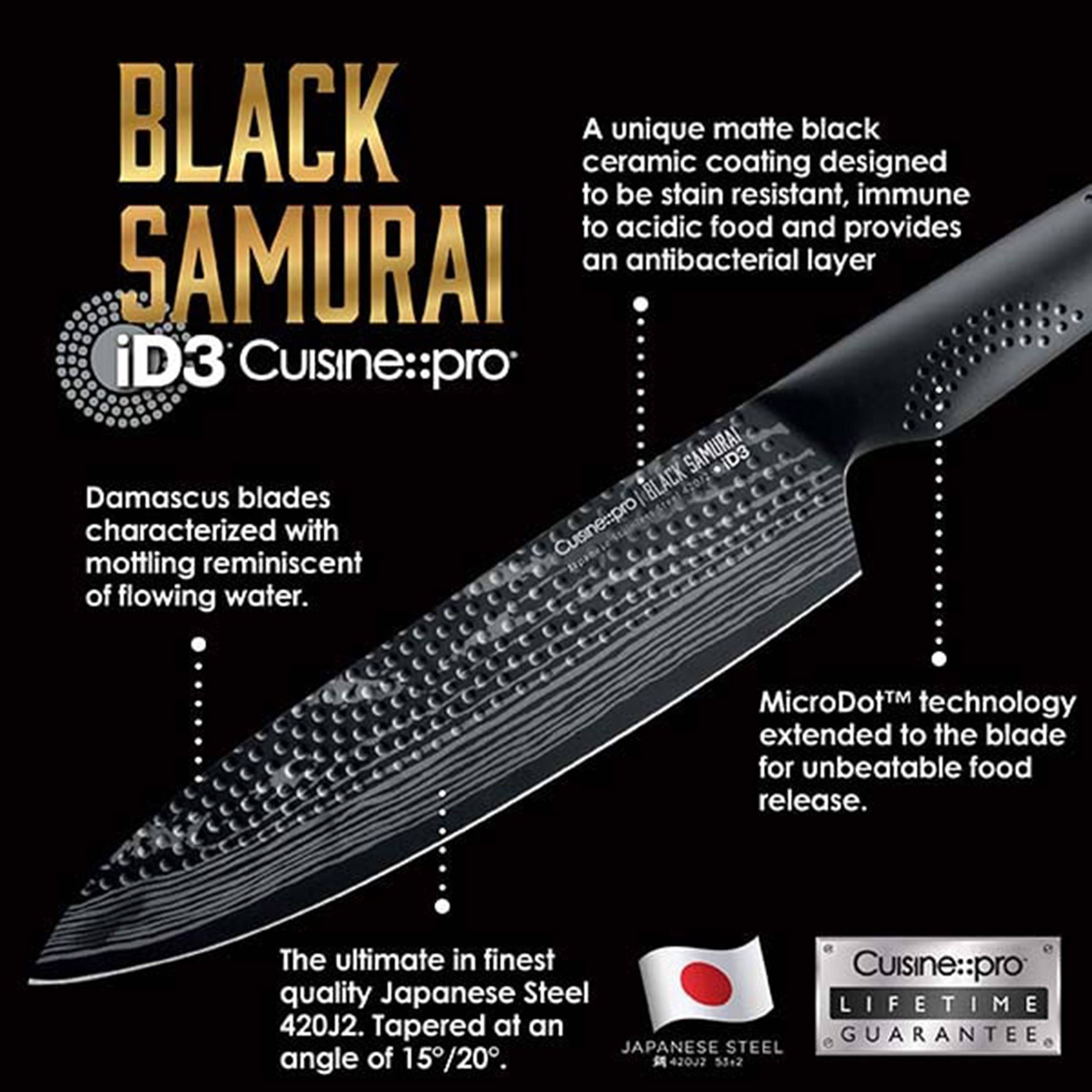 Cuisine::pro® iD3® BLACK SAMURAI   Santoku Knife 5
