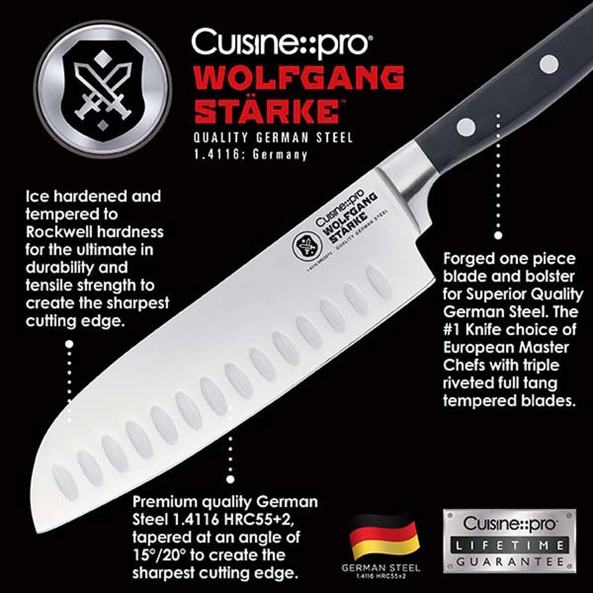 Cuisine::pro® WOLFGANG STARKE Sharpening Steel 8