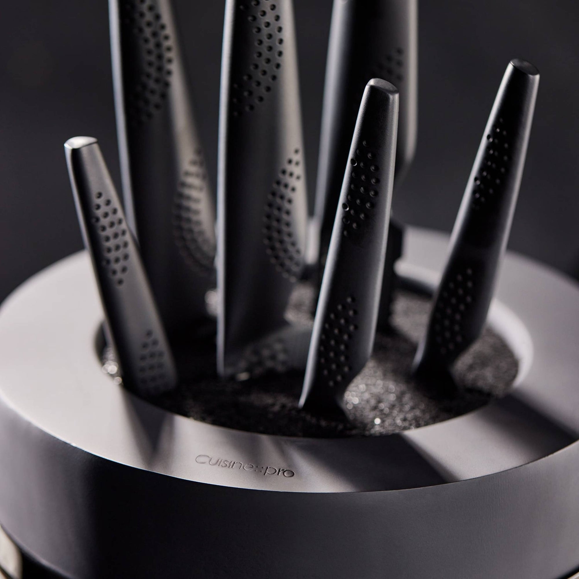 Cuisine::pro® iD3® BLACK SAMURAI THE EGG 9 Piece Knife Block