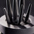 Cuisine::pro® iD3® BLACK SAMURAI THE EGG 9 Piece Knife Block