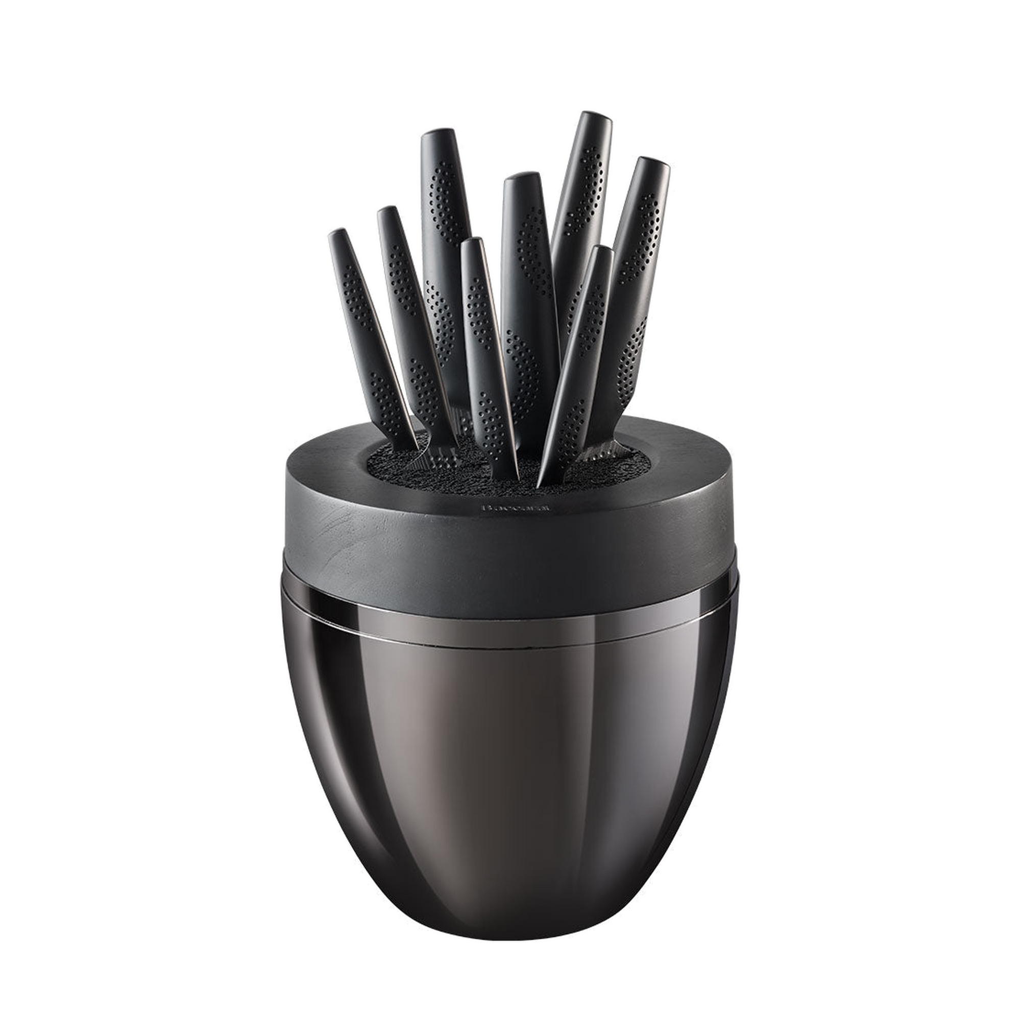 Cuisine::pro® iD3® BLACK SAMURAI THE EGG 9 Piece Knife Block