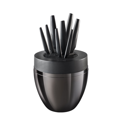 Cuisine::pro® iD3® BLACK SAMURAI THE EGG 9-Piece Knife Block