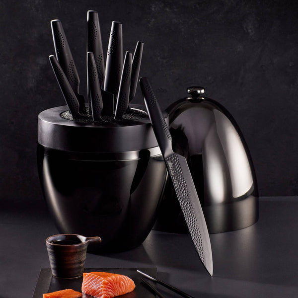 Cuisine::pro® iD3® BLACK SAMURAI THE EGG 9-Piece Knife Block