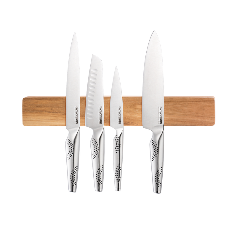 Cuisine::pro® iD3® Magnetic Acacia Wood Wall-Mounted Knife Holder - hover