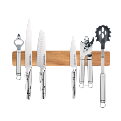 Cuisine::pro® iD3® Magnetic Acacia Wood Wall-Mounted Knife Holder