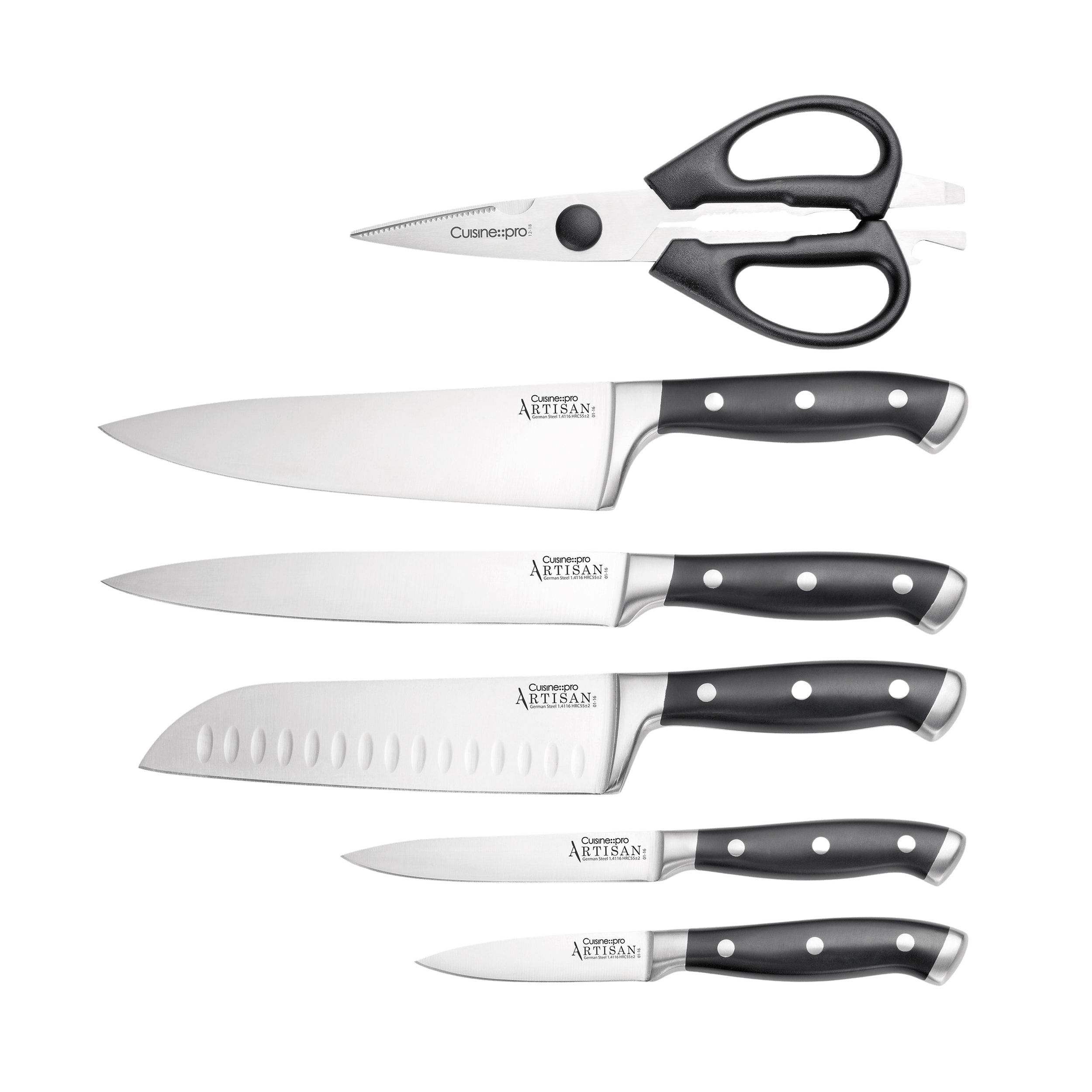 Cuisine::pro® ARTISAN Finster Knife Block 7 Piece