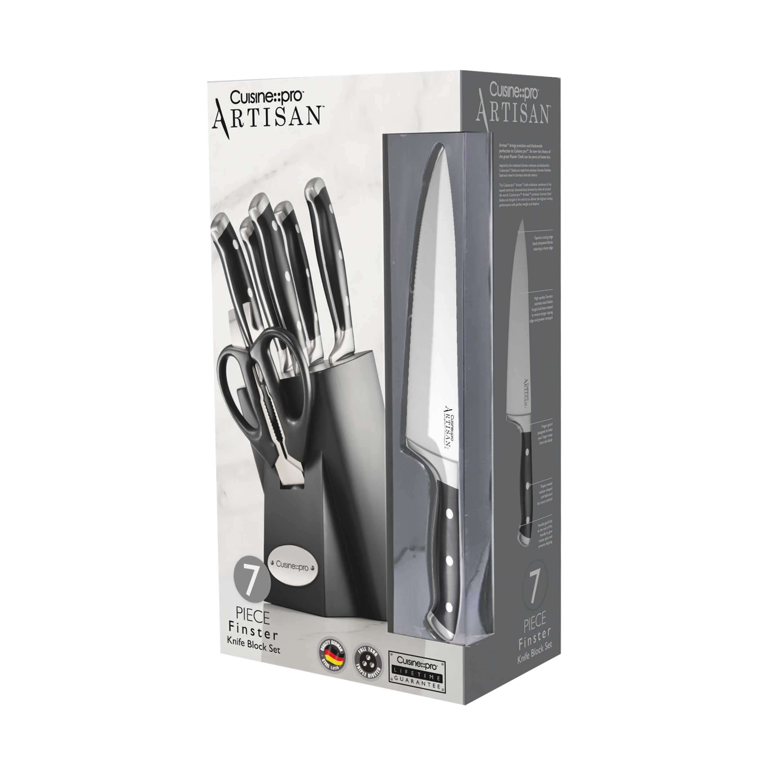 Cuisine::pro® ARTISAN Finster Knife Block 7 Piece