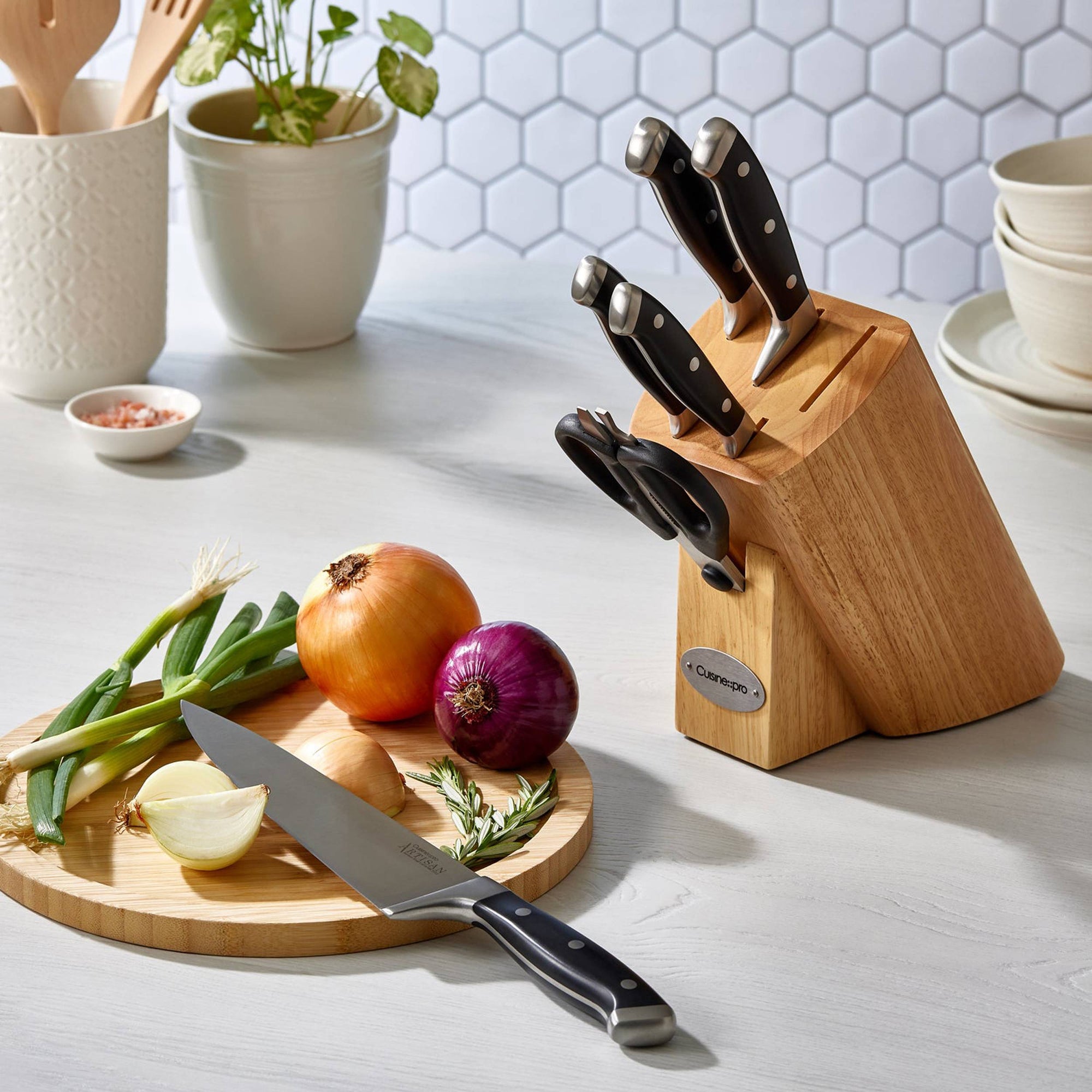 Cuisine::pro® ARTISAN Licht Knife Block 7 Piece