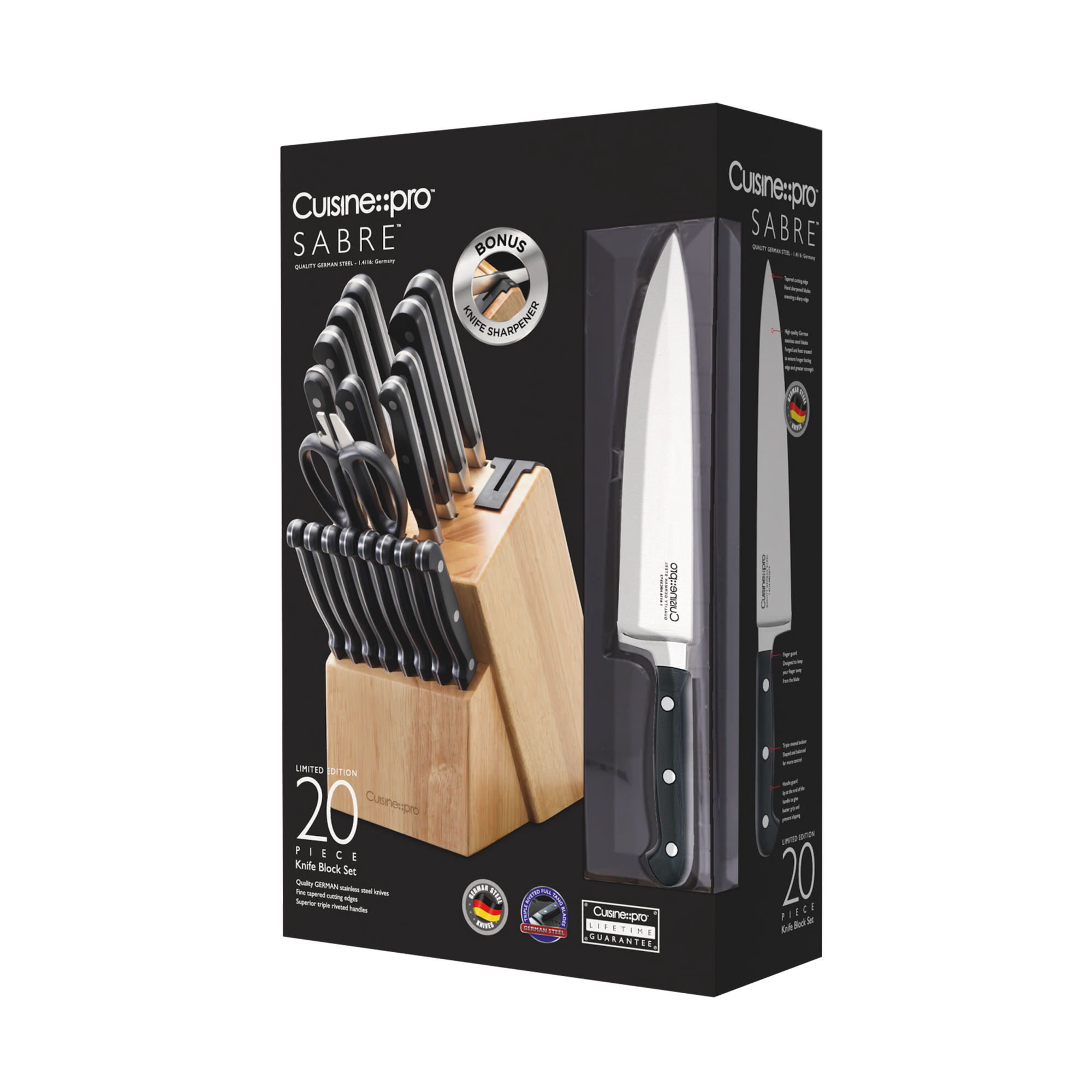 Cuisine::pro® SABRE  Knife Block 20 Piece