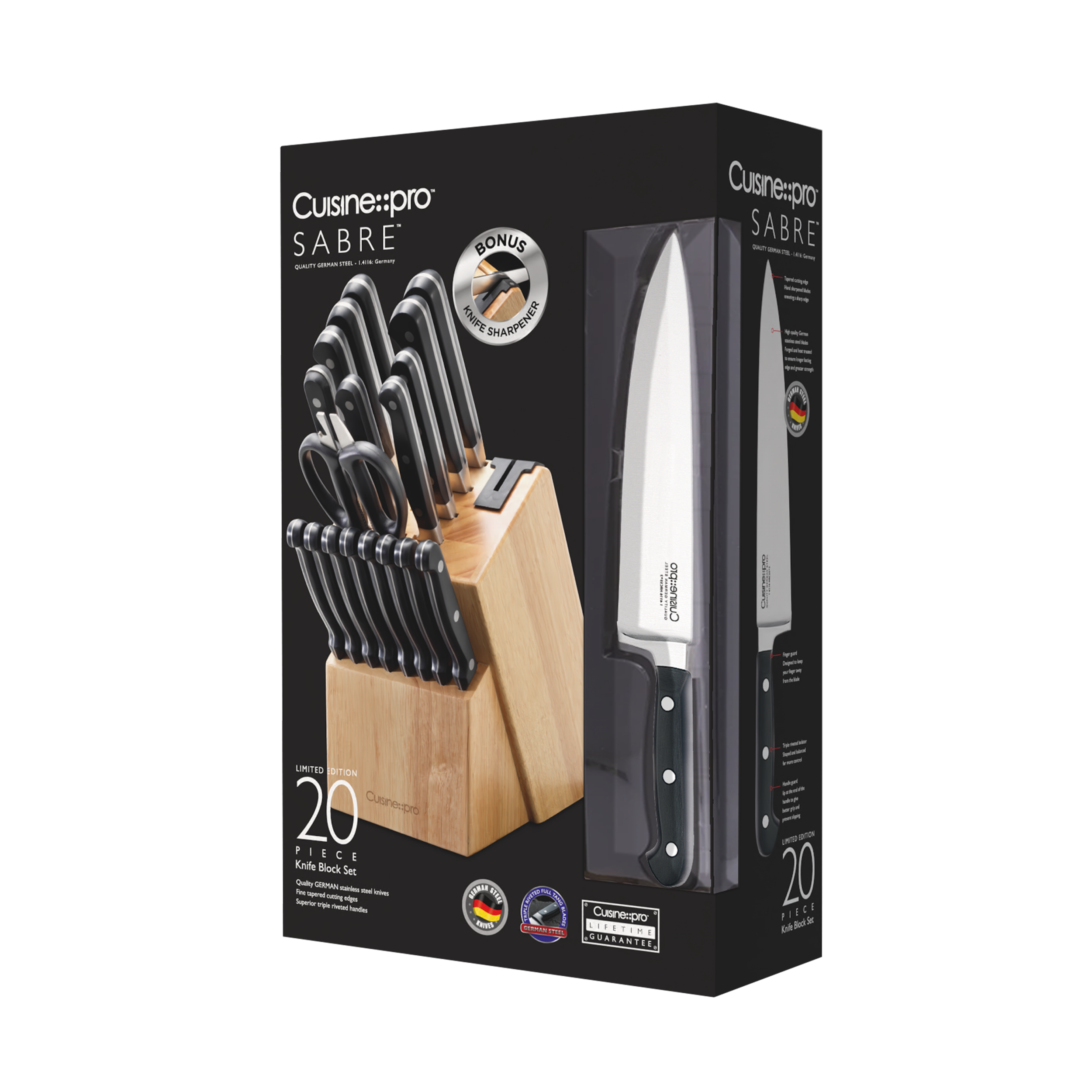 Cuisine::pro® SABRE  Knife Block 20 Piece