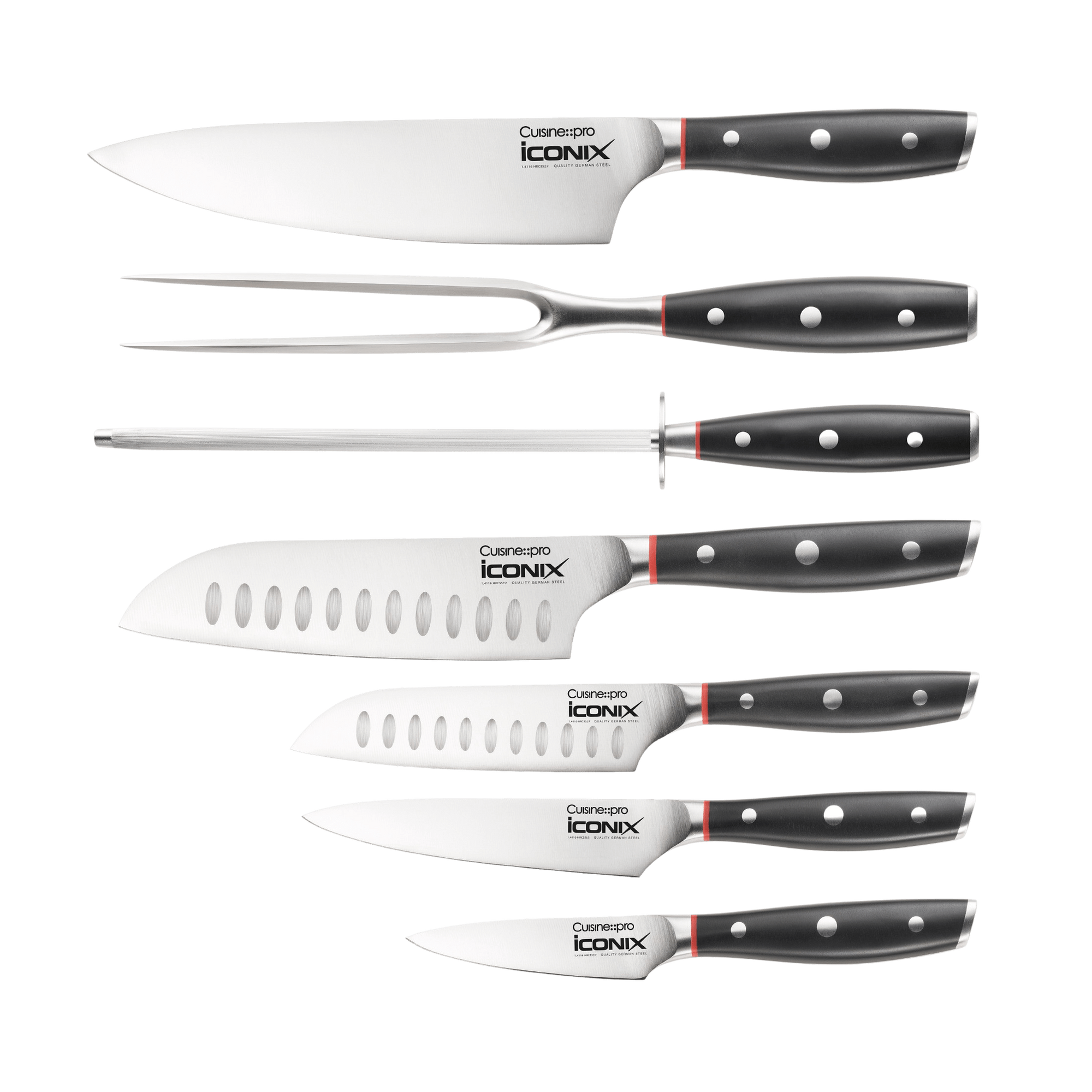 Cuisine::pro® iconiX® Drenhen Knife Block 9 Piece